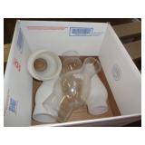 LOT OF KEROSENE LAMP GLOBES LOT OF KEROSENE LAMP GLOBES