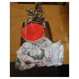 LOT OF GLASSWARE & MISC LOT OF GLASSWARE & MISC