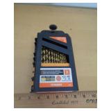 29 PC TITANIUM HIGH SPEED DRILL SET / NEW 29 PC TITANIUM HIGH SPEED DRILL SET / NEW