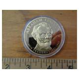FRANKLIN MINT GOLDPLATED - LINCOLN FRANKLIN MINT GOLDPLATED - LINCOLN