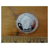 FRANKLIN MINT SILVERPLATED - NATIVE AMERICAN FRANKLIN MINT SILVERPLATED - NATIVE AMERICAN