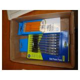 LOT OF PENS & PENCILS LOT OF PENS & PENCILS
