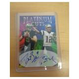 SPORTS CARD - SEE DESCR - BRADY & BREES SPORTS CARD - SEE DESCR - BRADY & BREES
