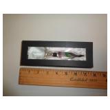 SMALLER MURANO GLASS MAGNIFIER / BROWN & GREEN SMALLER MURANO GLASS MAGNIFIER / BROWN & GREEN