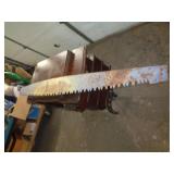 VINTAGE PAINTED SAW BLADE VINTAGE PAINTED SAW BLADE