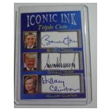 SPORTS CARD - SEE DESCR - OBAMA,TRUMP, CLINTON SPORTS CARD - SEE DESCR - OBAMA,TRUMP, CLINTON