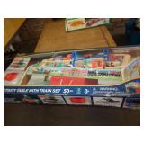 KIDS ACTIVITY TABLE W TRAIN SET KIDS ACTIVITY TABLE W TRAIN SET