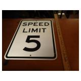 METAL SPEED LIMIT SIGN / UT METAL SPEED LIMIT SIGN / UT