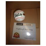 KOBE SIGNED BASEBALL W CERT KOBE SIGNED BASEBALL W CERT