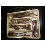 LOT OF SILVERPLATE LOT OF SILVERPLATE