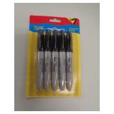 PACK OF 5 BOLD POINT SHARPIE MARKERS PACK OF 5 BOLD POINT SHARPIE MARKERS