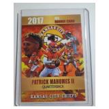 SPORTS CARD - SEE DESCR - MAHOMES SPORTS CARD - SEE DESCR - MAHOMES