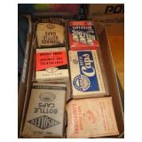 VINTAGE BOTTLE CAP BOXES / 1 BOX HAS CAPS VINTAGE BOTTLE CAP BOXES / 1 BOX HAS CAPS