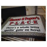 DOOR MAT 17X26 - MAMAW & POPAW DOOR MAT 17X26 - MAMAW & POPAW