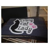 DOOR MAT 17X26 - CAT LADY DOOR MAT 17X26 - CAT LADY