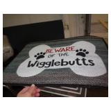 DOOR MAT 17X26 - WIGGLEBUTTS DOOR MAT 17X26 - WIGGLEBUTTS