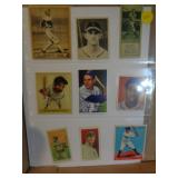 9-SPORTS CARDS (COPIES) MIXED BASEBALL 9-SPORTS CARDS (COPIES) MIXED BASEBALL
