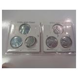 2 - SETS (6 COINS) PDS STEEL WAR CENTS 2 - SETS (6 COINS) PDS STEEL WAR CENTS