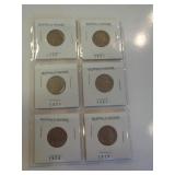 6 - BUFFALO NICKELS 6 - BUFFALO NICKELS