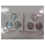 2 - SETS (6 COINS) PDS STEEL WAR CENTS 2 - SETS (6 COINS) PDS STEEL WAR CENTS