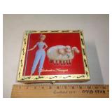 DECORATED WOOD CIGAR BOX DECORATED WOOD CIGAR BOX