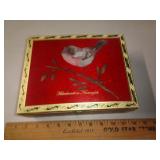DECORATED WOOD CIGAR BOX DECORATED WOOD CIGAR BOX