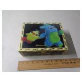 DECORATED WOOD CIGAR BOX DECORATED WOOD CIGAR BOX
