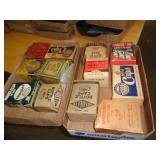 VINTAGE BOTTLE CAP BOXES / SOME BOTTLE CAPS VINTAGE BOTTLE CAP BOXES / SOME BOTTLE CAPS