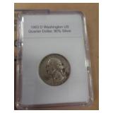 1963D WASHINTON QUARTER 1963D WASHINTON QUARTER