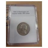 1964D WASHINGTON QUARTER 1964D WASHINGTON QUARTER