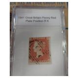 1841 GREAT BRITAIN POSTAGE STAMP 1841 GREAT BRITAIN POSTAGE STAMP