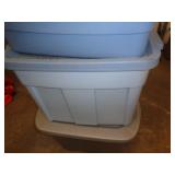 BLUE TOTE W LID BLUE TOTE W LID