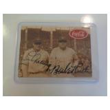SPORTS CARD - 'COPY' - GEHRIG, RUTH SPORTS CARD - 'COPY' - GEHRIG, RUTH