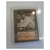 SPORTS CARD - 'COPY'- GEHRIG SPORTS CARD - 'COPY'- GEHRIG