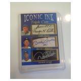 SPORTS CARD-'COPY'- RUTH,MANTLE,JETER SPORTS CARD-'COPY'- RUTH,MANTLE,JETER