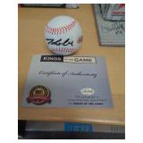 KOBE SIGNED BASEBALL W CERT KOBE SIGNED BASEBALL W CERT