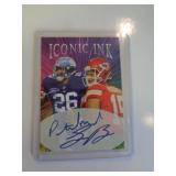 SPORTS CARD-'COPY'- MAHOMES, BARKLEY SPORTS CARD-'COPY'- MAHOMES, BARKLEY