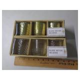 2- SETS TEA CANDLE HOLDERS 2- SETS TEA CANDLE HOLDERS