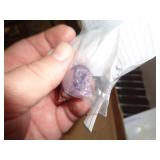 CRYSTAL GEMSTONE SKULL / PURPLE / 65.5 CT CRYSTAL GEMSTONE SKULL / PURPLE / 65.5 CT
