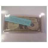 1957B BLUE SEAL $1 SILVER CERTIFICATE 1957B BLUE SEAL $1 SILVER CERTIFICATE