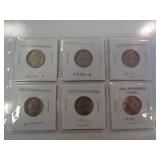6 - OLD JEFFERSON NICKELS 6 - OLD JEFFERSON NICKELS