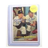 SPORTS CARD (COPY) - MANTLE & BERRA SPORTS CARD (COPY) - MANTLE & BERRA