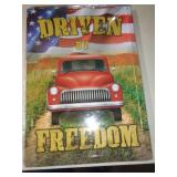 METAL SIGN - 12'X16'- RED TRUCK METAL SIGN - 12'X16'- RED TRUCK