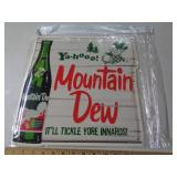 METAL SIGN - 13'X 14' - MTN DEW METAL SIGN - 13'X 14' - MTN DEW