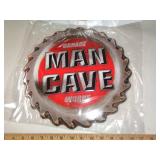 METAL SIGN - 13' - MAN CAVE METAL SIGN - 13' - MAN CAVE