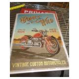 12X17 METAL SIGN - MOTORCYCLE