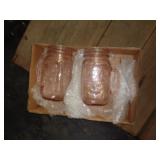 PINKISH GLASS MUGS