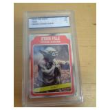 GRADED  CARD - 1980 STAR WARS YODA