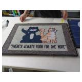 18X17 DOOR MAT - CATS