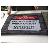 18X17 DOOR MAT - TRESPASS
